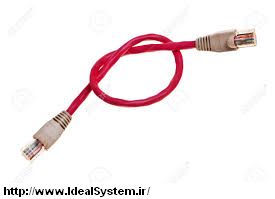 کابل پچ کورد شبکه (cat 5)--نیم متری